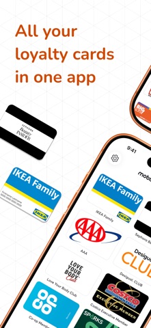 mobile-pocket loyalty cards iPhone screenshot