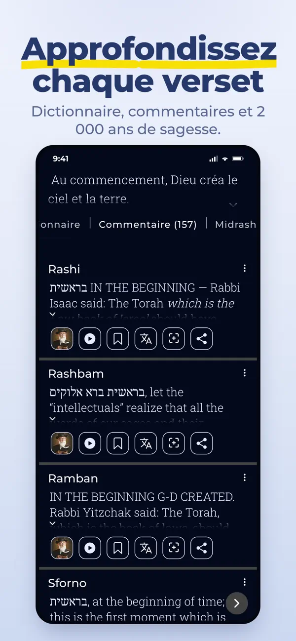 Screenshot #3 pour Torah: Bible Hébraïque Études