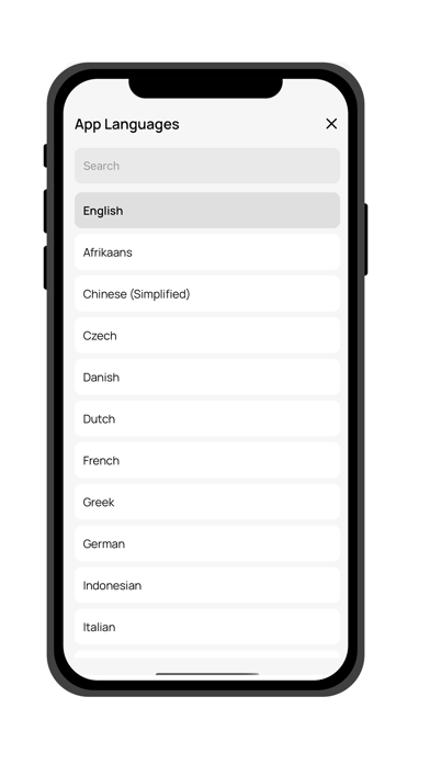 App screenshot