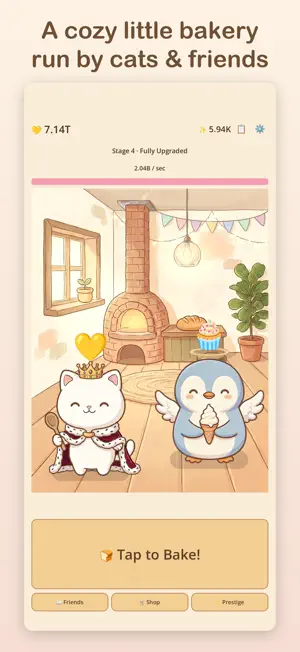Cozy Whiskers Bakery: Cats screenshot 1