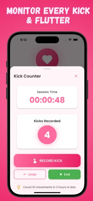 Baby Kick Counter - Bumpsy screenshot 2