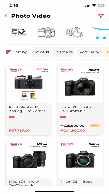 Henry's Cameras PH