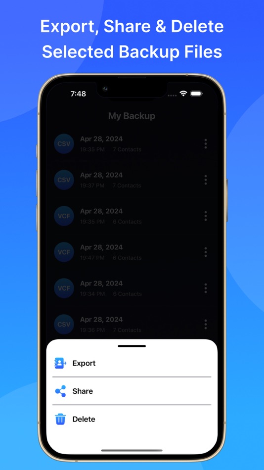 #8. My Contact Backup & Transfer (iOS) 由: Parsottambhai Dhameliya