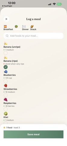 FODMAP Diet Tracker Screenshot 2 of 5