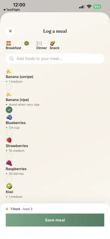 FODMAP Diet Tracker screenshot 2 of 5