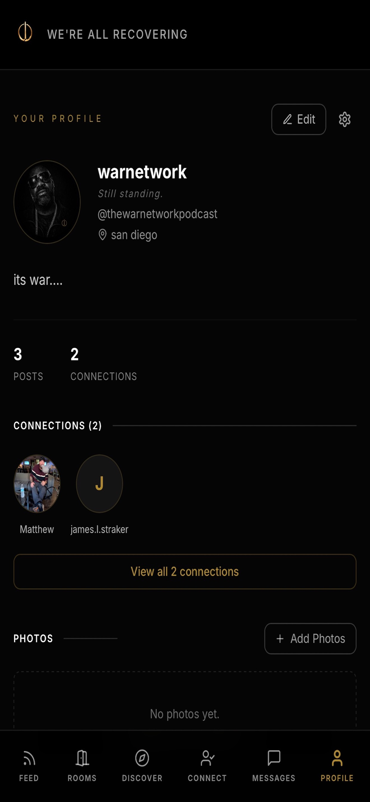 W.A.R.Network App screenshot 2