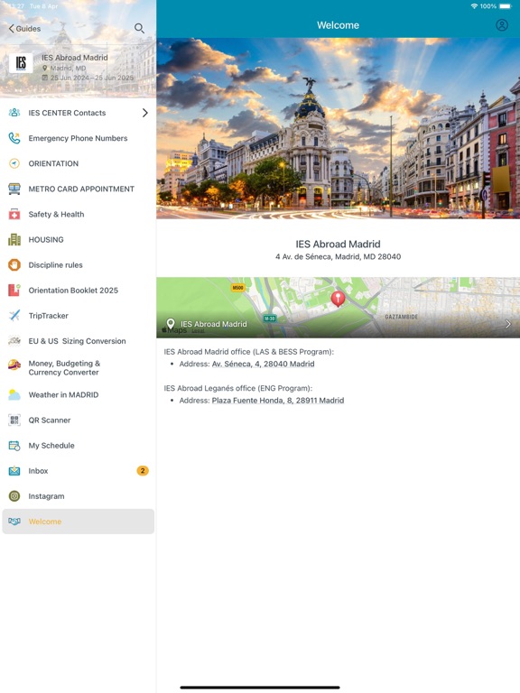 IES Abroad Global iPad screenshot 2 - Business app