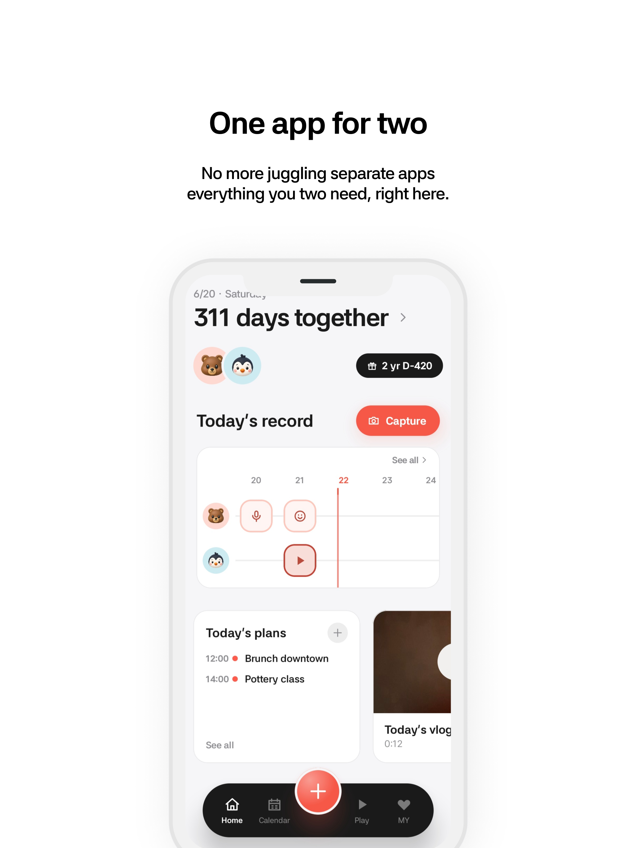 Twosie : Couple Video Diary
