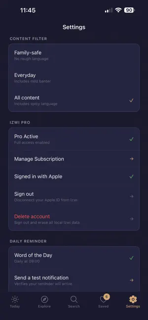 Izwi screenshot 3