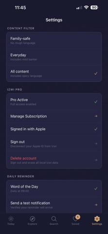 Izwi screenshot
