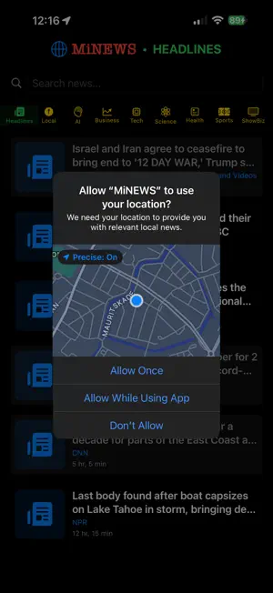 MiNEWS DAILY BRIEF screenshot 2