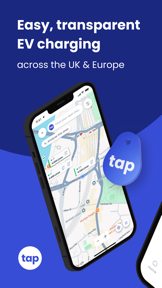 Tap Electric: EV charging screenshot