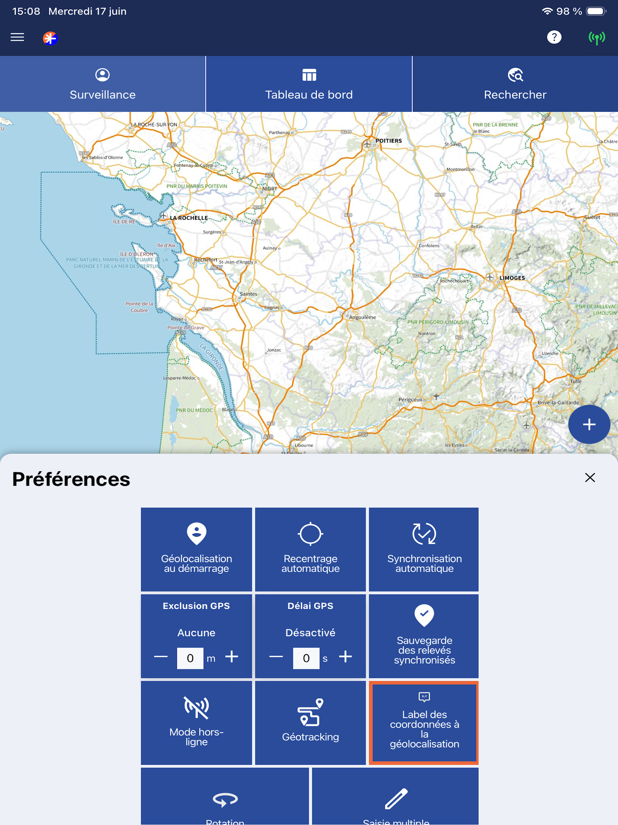 MobiGIP Surveillance