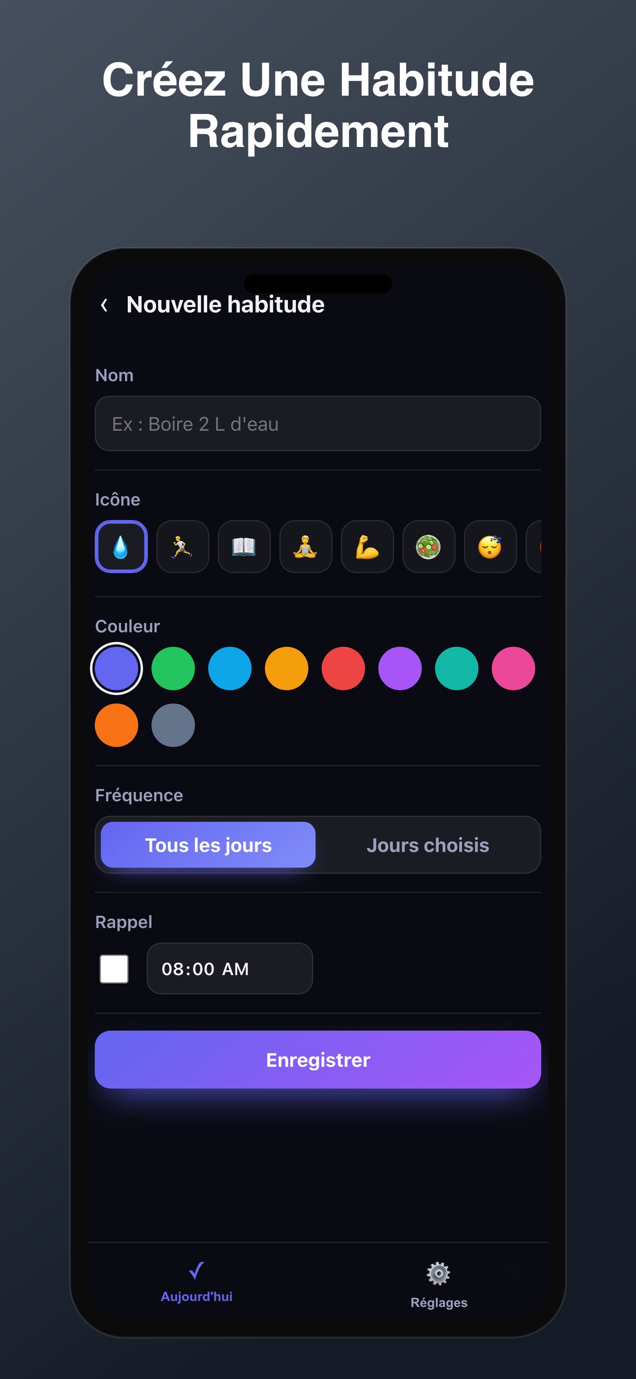 Tempo — Suivi d'habitudes screenshot 3