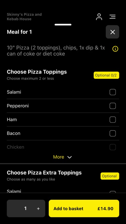 Skinny's Pizza and Kebab House screenshot-3