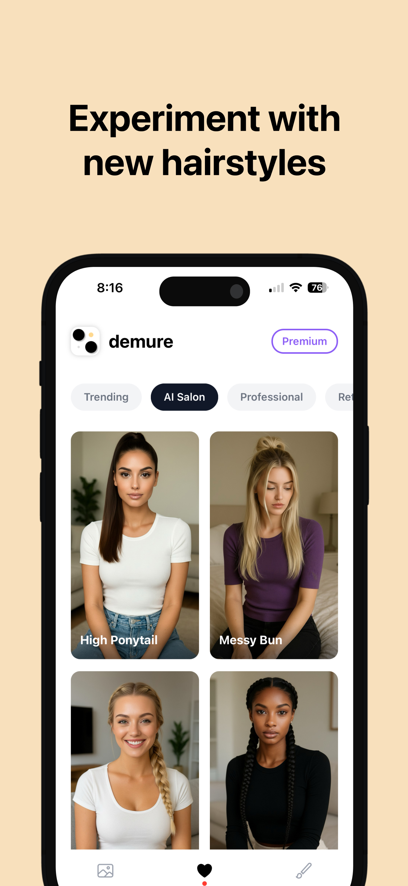 Demure: AI Style & Photo Edit screenshot 4