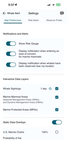 Whale Alert screenshot
