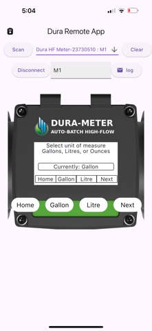 Dura Remote App screenshot