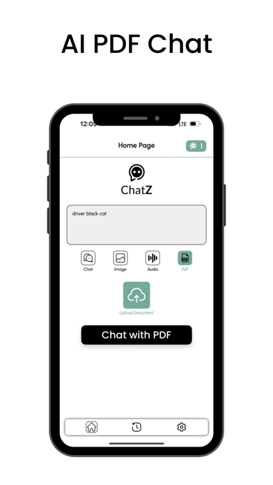 ChatZ - AI Chatbot, Photo, PDF Screenshot
