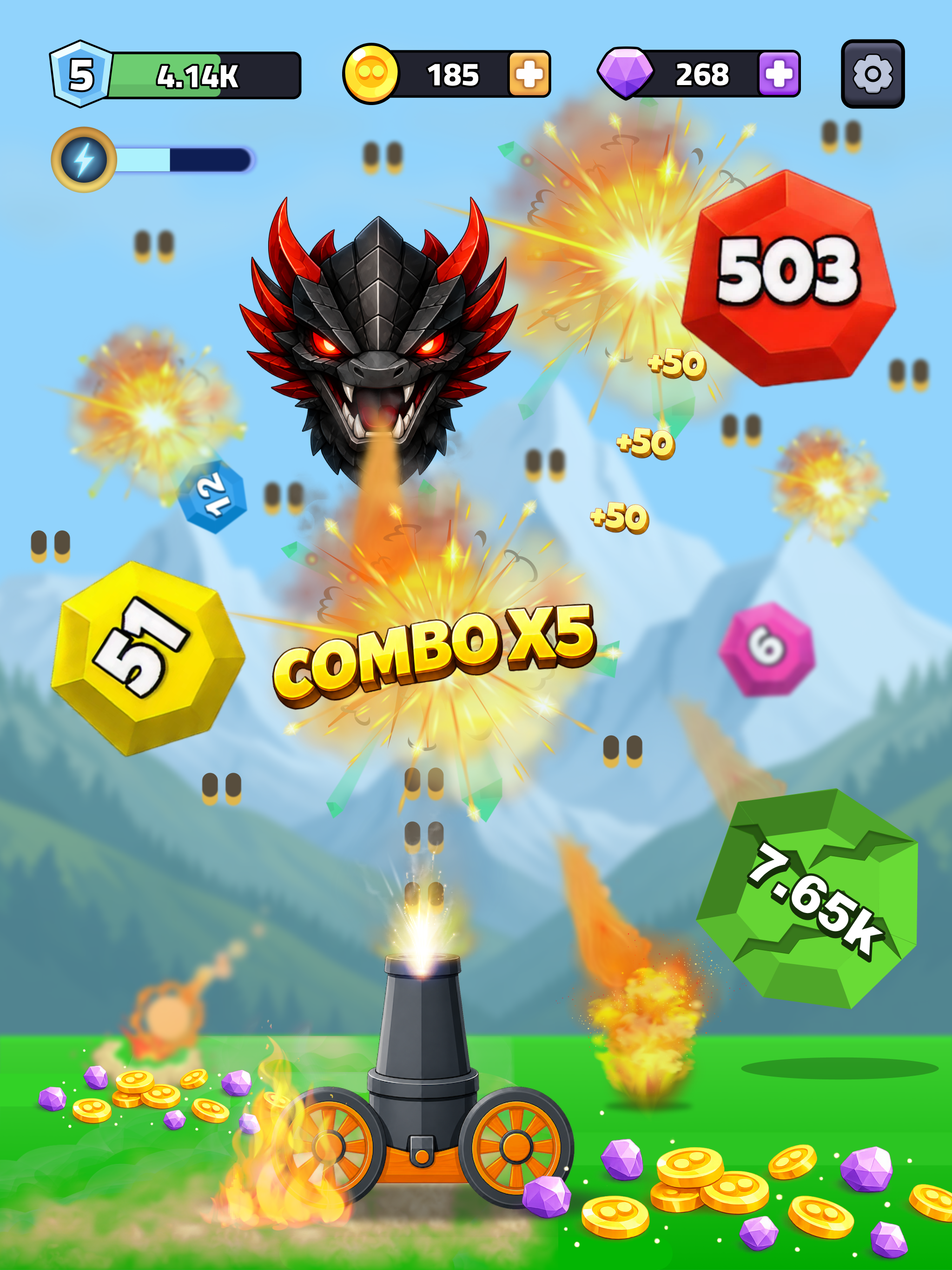 Number Blast: Cannon Shooter screenshot 8