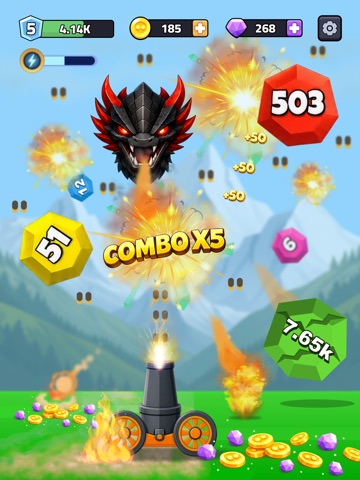 Number Blast: Cannon Shooter iPad screenshot