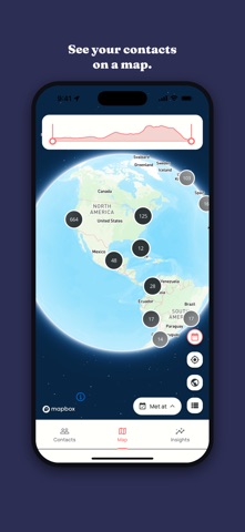 Quis: Your Contacts on a Map Screenshot 2 of 8