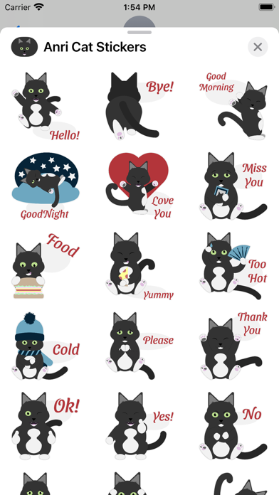Screenshot #1 pour Anri Cat Stickers