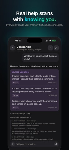 Gedo: Personal AI & Memory Screenshot 1 of 7
