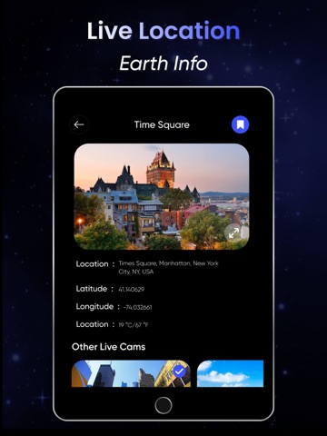 Live GPS Camera : Live Earth iPad screenshot