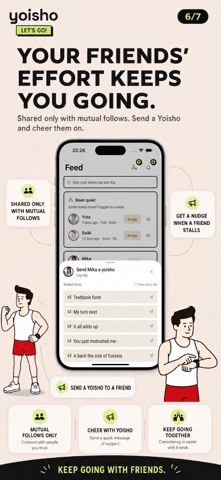 Workout Log - yoisho iPhone screenshot