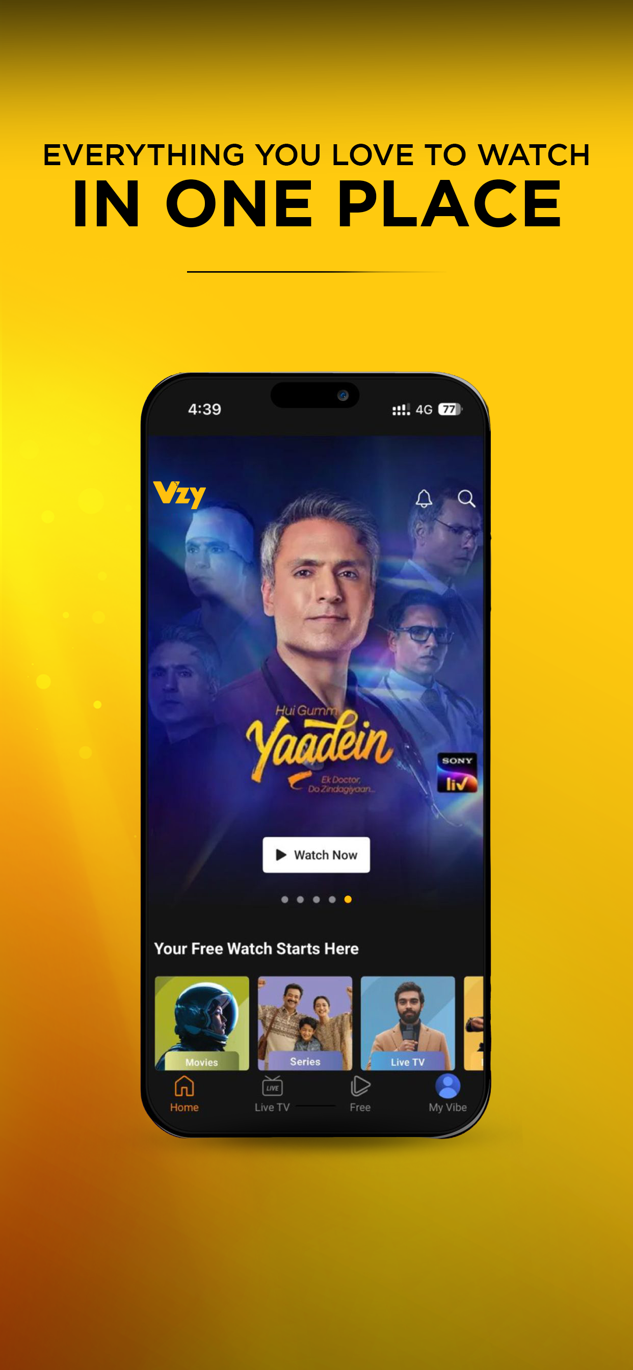 VZY: 29+ OTTs in 1 App screenshot 2