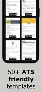 Resume Creator CV Maker: Resji screenshot #2 for iPhone