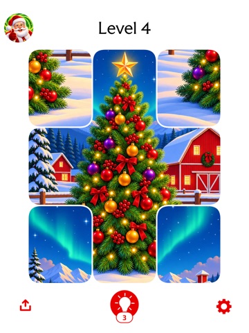 Christmas Puzzle - Paint Art iPad screenshot