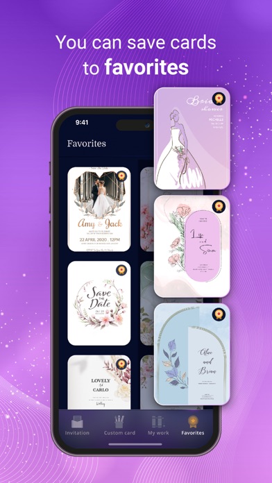 Invitation:flyer card designer Screenshot