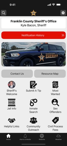 Franklin County Sheriff IL Screenshot 1 of 3