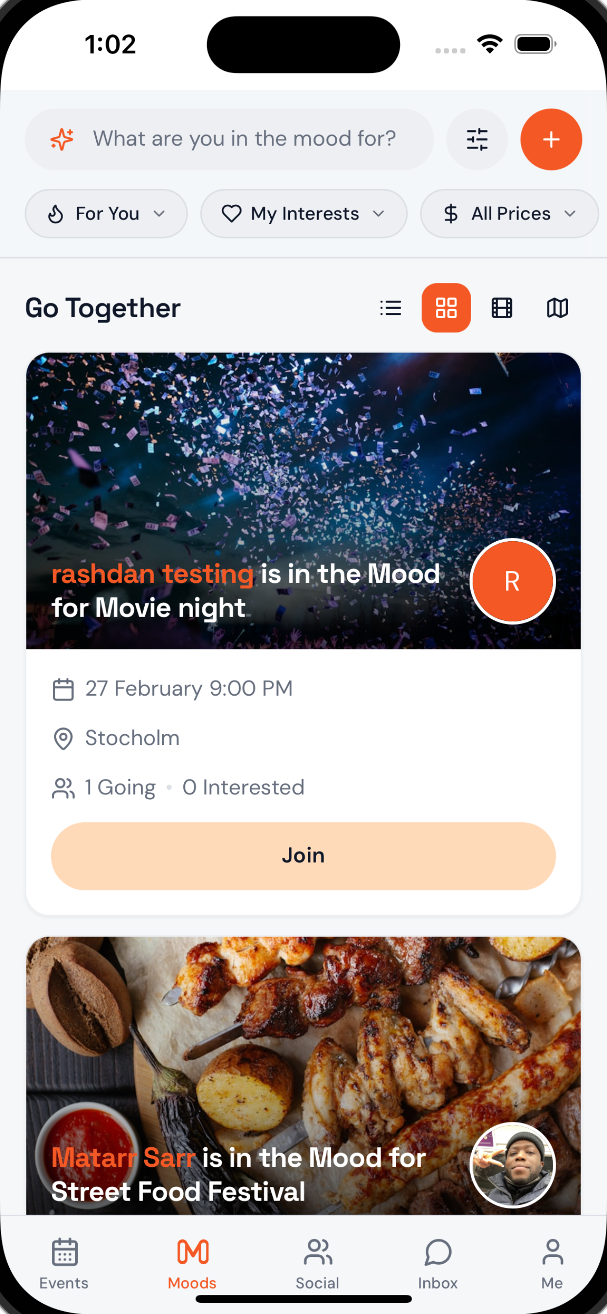 Mood - Socialize & Events screenshot 3