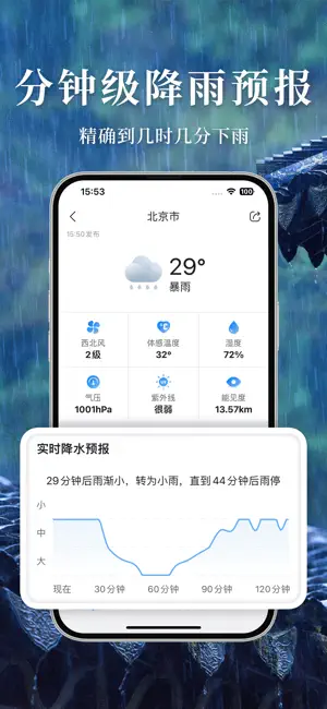 准雨天气-天气情况早知道 iPhone screenshot 1