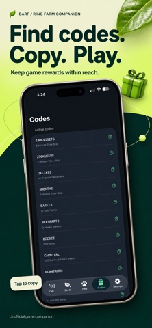 BARF: Ring Farm Companion iPhone screenshot
