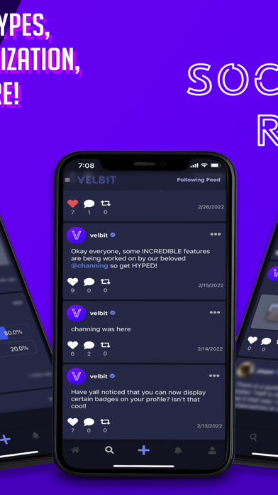 Velbit iPhone screenshot 2 - Social Networking app
