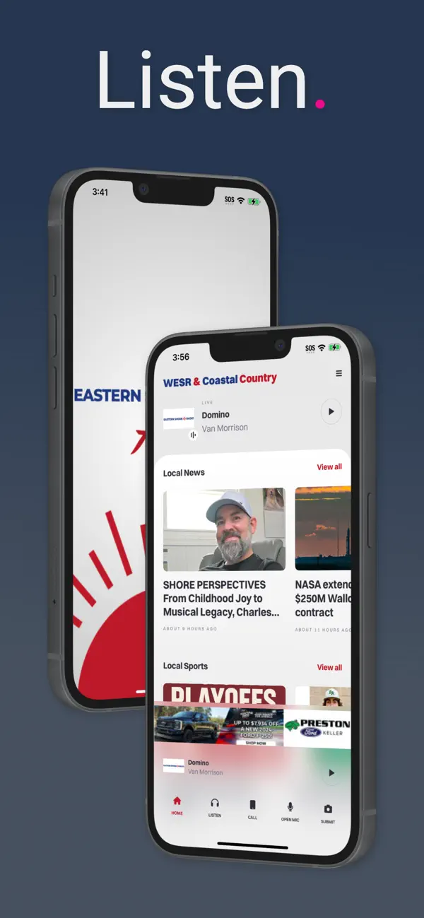 Screenshot #1 pour Eastern Shore Radio App