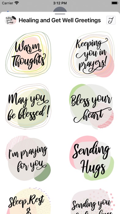 Screenshot #2 pour Healing and Get Well Greetings