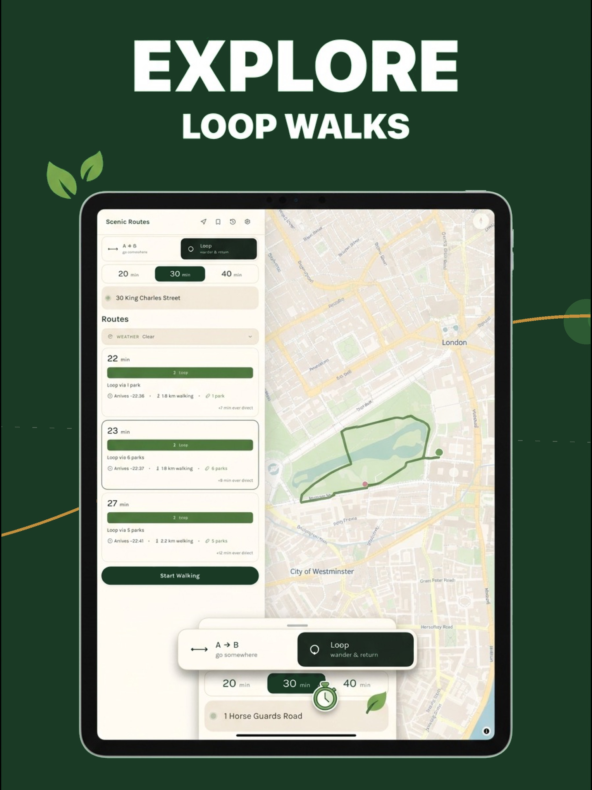 Scenic Routes: Walk & Transit screenshot 4