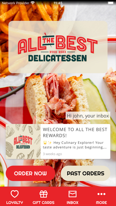 Screenshot 1 of All The Best Deli App