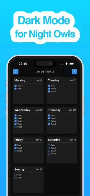 Weekly Planner - Weekie screenshot 3