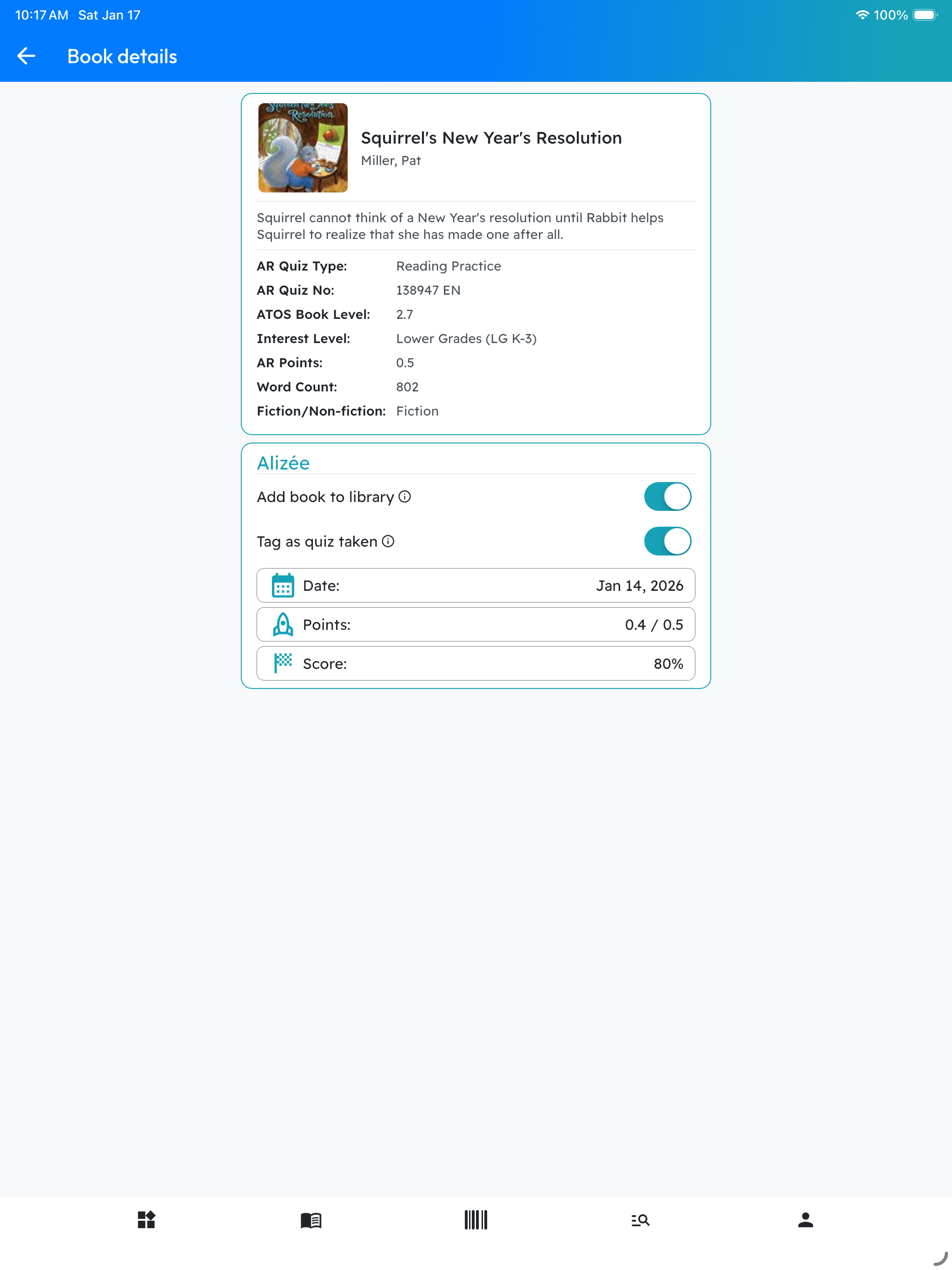 AR Book Assistant