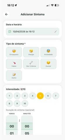 Diário da Saúde iPhone screenshot