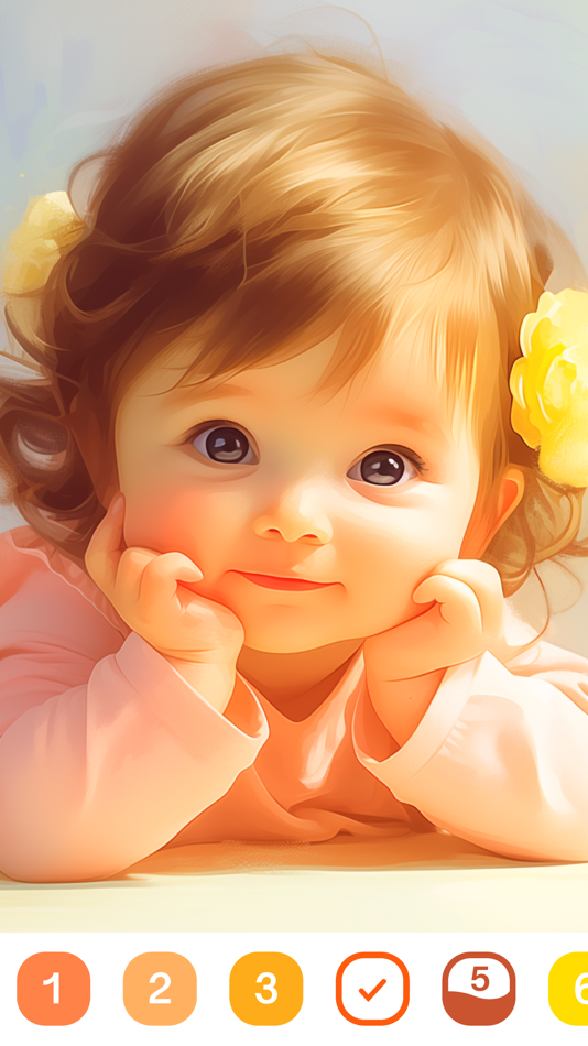 #8. Cute Color - Color by Number (iOS) 由: Yang Li