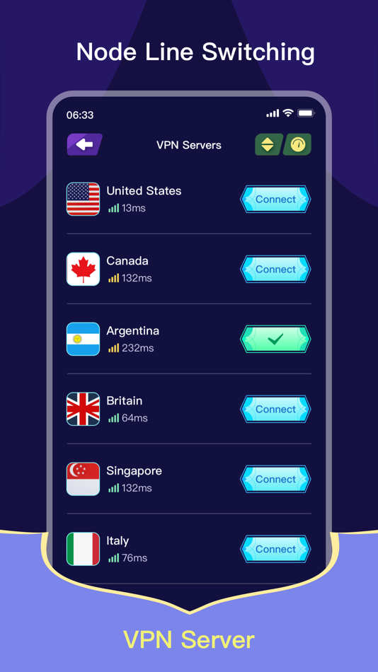#2. Hat VPN - Secure fast connect (iOS) 由: RED SUNSET PTE.LTD.
