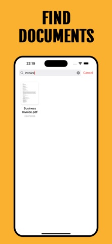 Doculla: AI Document Scanner iPhone screenshot