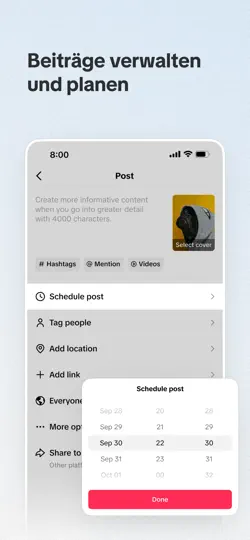 Screenshot von TikTok Studio auf dem iPhone 2